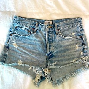 AGOLDE cut off shorts